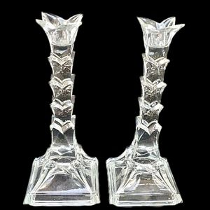 Vintage Crystal Candlesticks